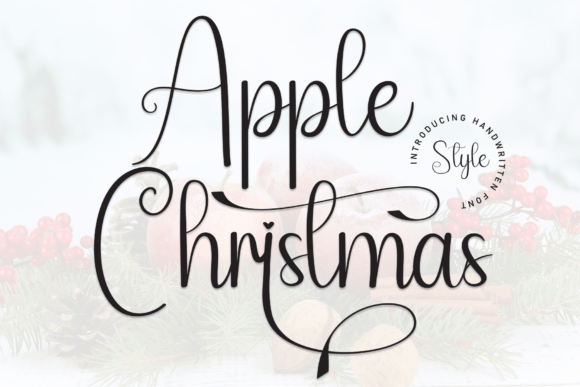 Apple Christmas Font for Professional and Memorable Branding