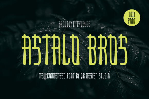 Astalo Bros Font: A Display Typeface for Editorial Elegance