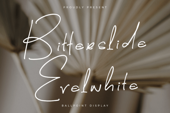 Bitterslide Evelwhite: A Script Font That Elevates Brand Visuals