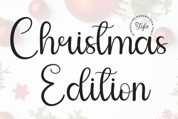 Christmas Edition Font: A Sweet Script for Digital Design