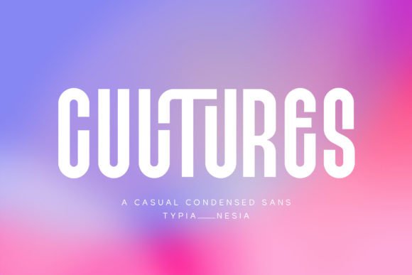Cultures Font Review: A Bold Display Typeface for Sports and Active Brands