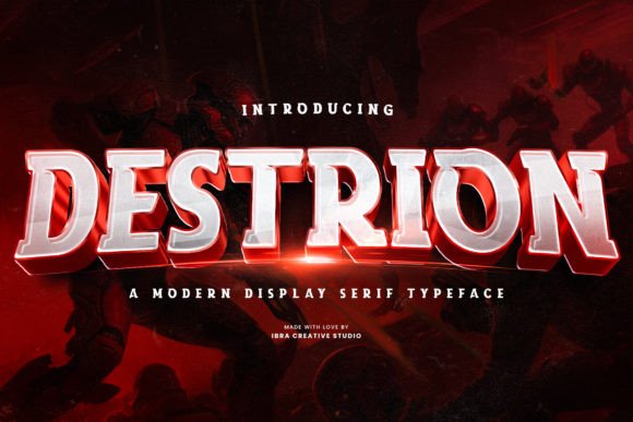 Destrion Font: A Polished Touch for Small Business Branding