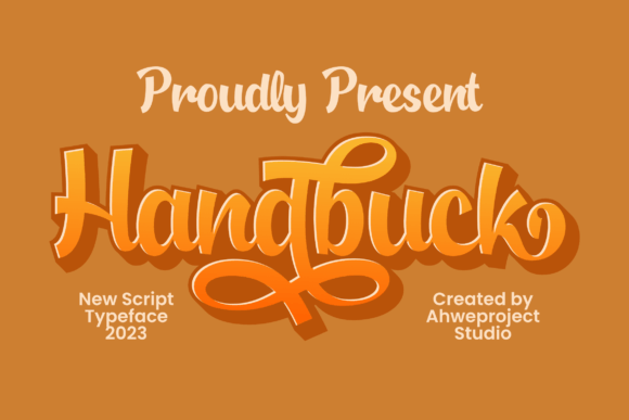 Handbuck: A Modern Script Font for Editorial Design