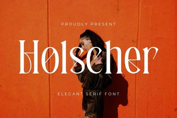 Holscher Font: A Modern Serif for Crafters and Creators