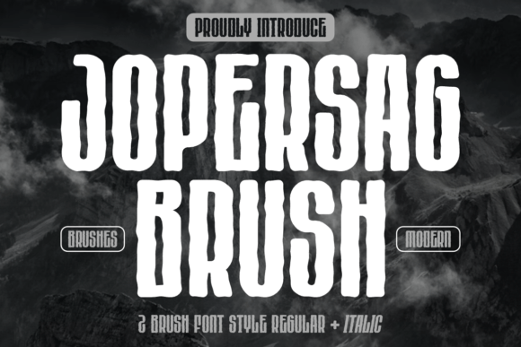 Jopersag Brush Font for Bold Branding and Eye-Catching Campaigns