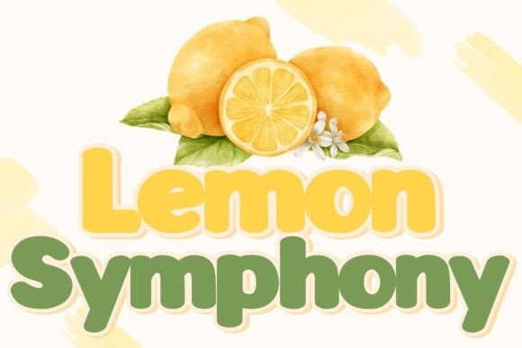 Lemon Symphony: A Bold Script Font for Creative Projects