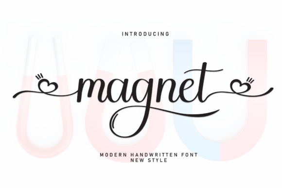 Magnet Font for Branding and Business Design