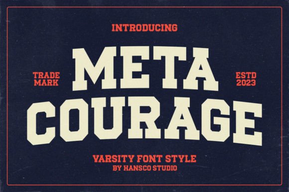 Meta Courage Font: A Slab Serif for Creative Makers