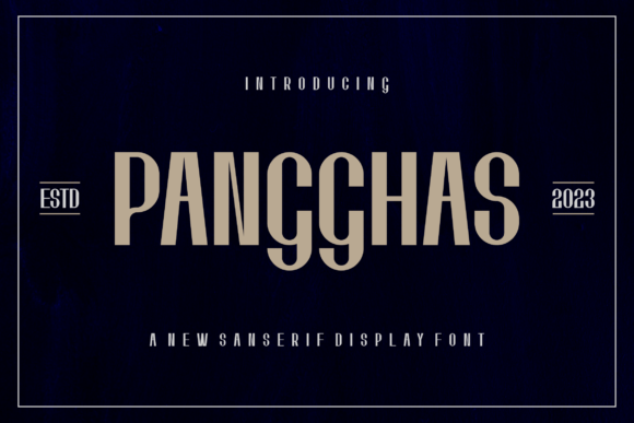 Pangghas Font - Modern Typeface for Bold Branding