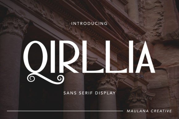 Qirllia Font: A Modern Display Typeface for Memorable Branding