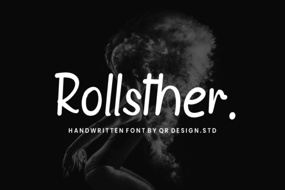 Rollsther Font: A Handwritten Display Font for Creative Projects